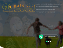 Tablet Screenshot of gatecityvet.com